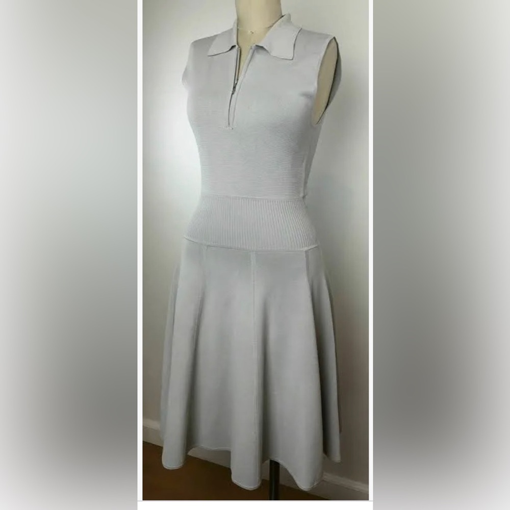 Jason Wu grey viscose knit dress. Size medium
